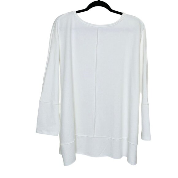 Spanx Perfect Length Top Dolman 3/4 Sleeve Ivory - Picture 6 of 14